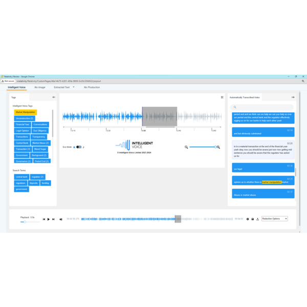 Transcribed Audio Player