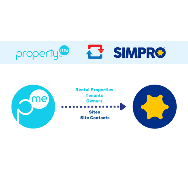 Sync rental properties, tenants, and owners from PropertyMe to Simpro — automatically creating sites and site contacts.