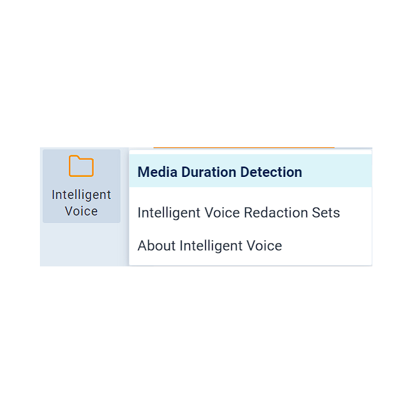 Media Duration Detection Menu Item Highlighted