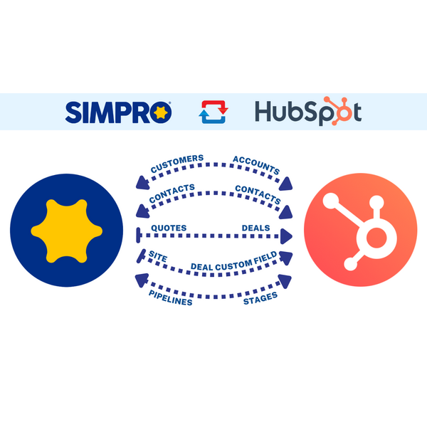 Simpro and HubSpot Integration: Connecting Customers, Quotes, Contacts, Accounts, and Pipelines