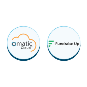 Omatic Cloud:  Fundraise Up and Virtuous Integration logo