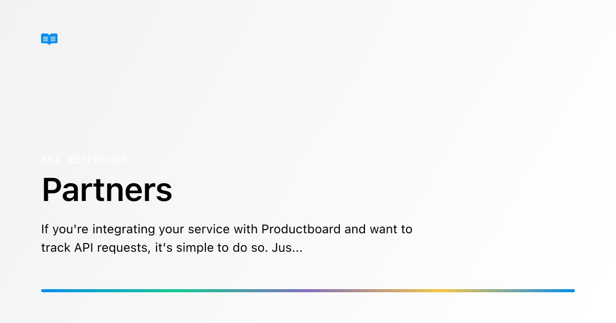 Productboard API Documentation image